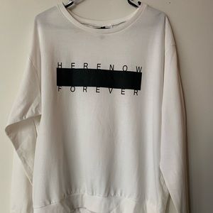 White h&m sweater